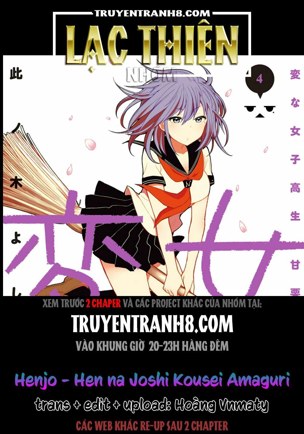 đọc truyện Henjo – Hen Na Joshi Kousei Amaguri Chiko Chương 23 ảnh 1 tại Giả Dược