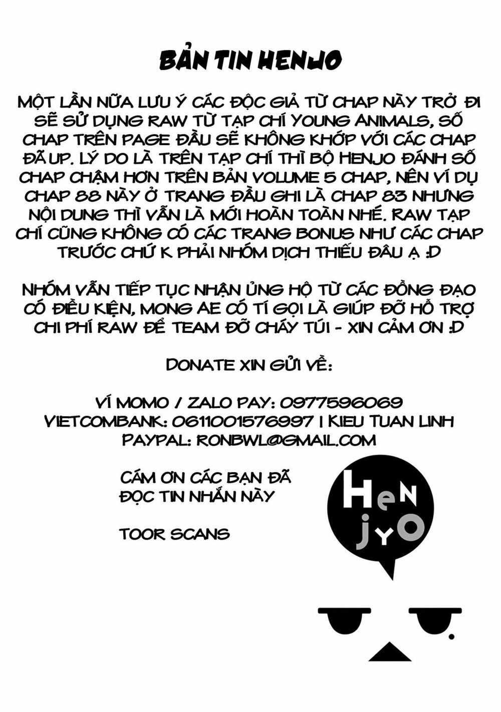 đọc truyện Henjo – Hen Na Joshi Kousei Amaguri Chiko Chương 88 ảnh 22 tại Giả Dược