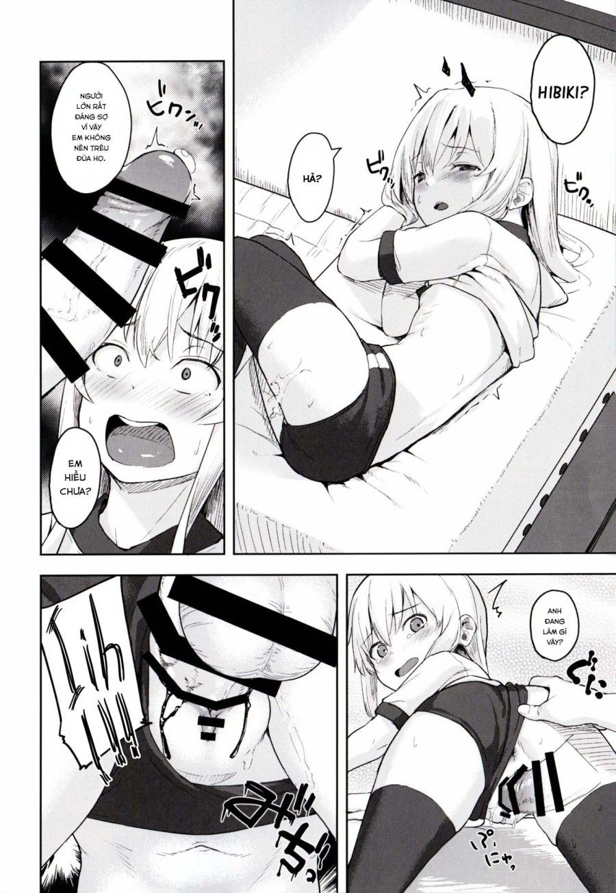 Hibiki-chan, Em Không Được Đùa Với Người Lớn Như Vậy Đâu! (kantai Collection -kancolle-) Oneshot page 12 - Giả Dược