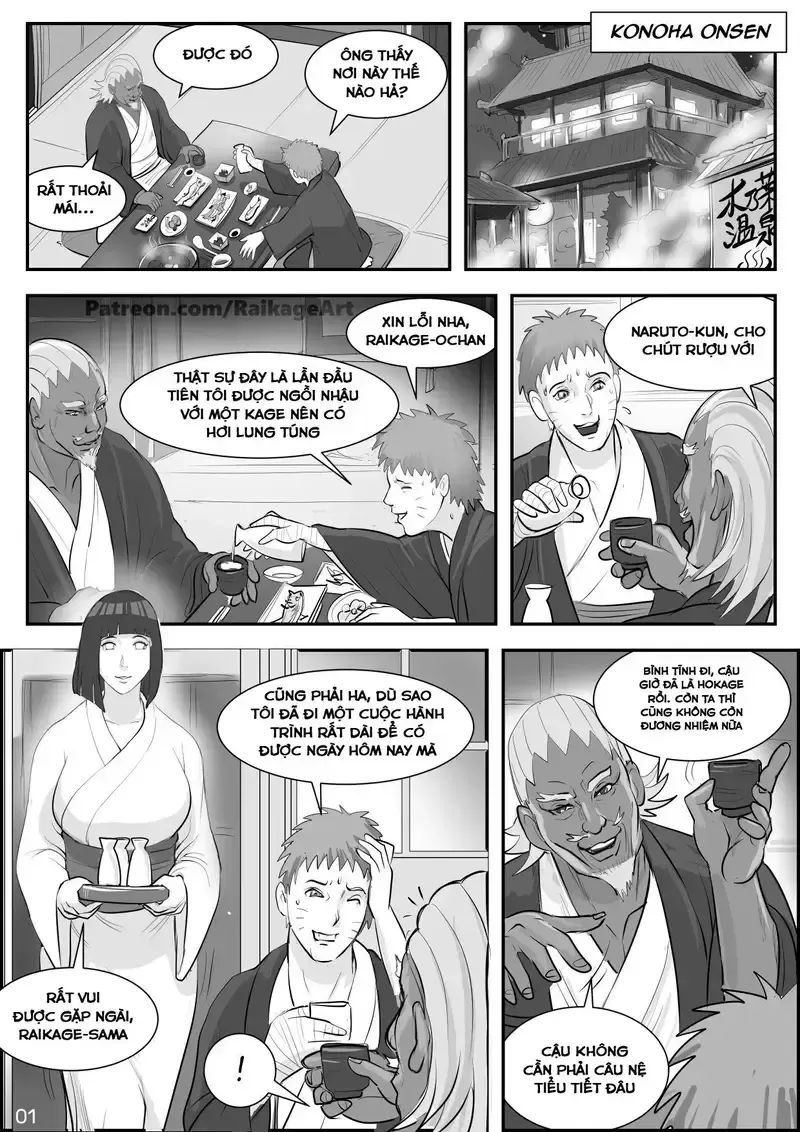 đọc truyện Hinata Tiếp Rượu Cùng Raikage Chương 1 ảnh 2 tại Giả Dược