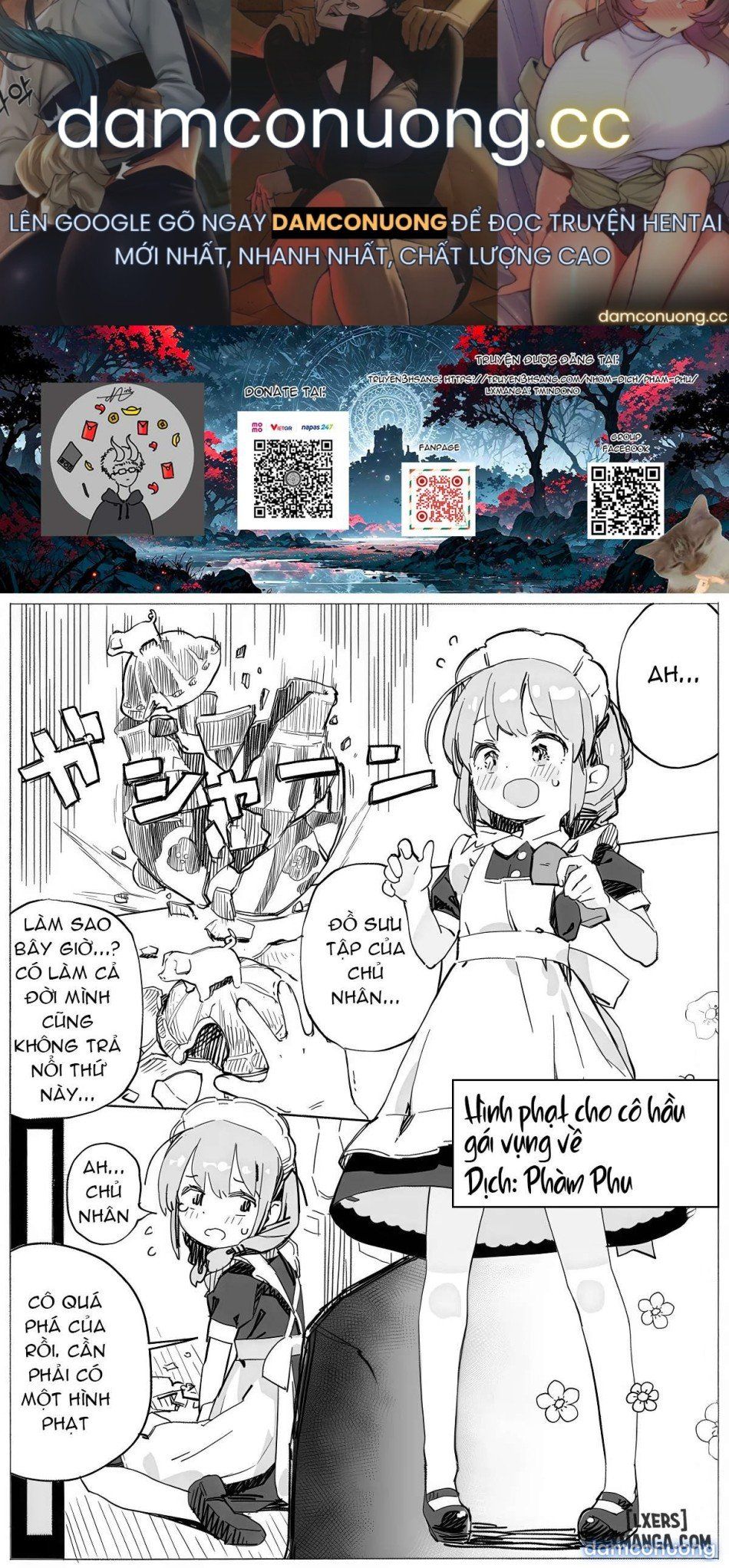 đọc truyện Hình Phạt Cho Cô Hầu Gái Vụng Về Chương 1 ảnh 2 tại Thiên Thai Truyện