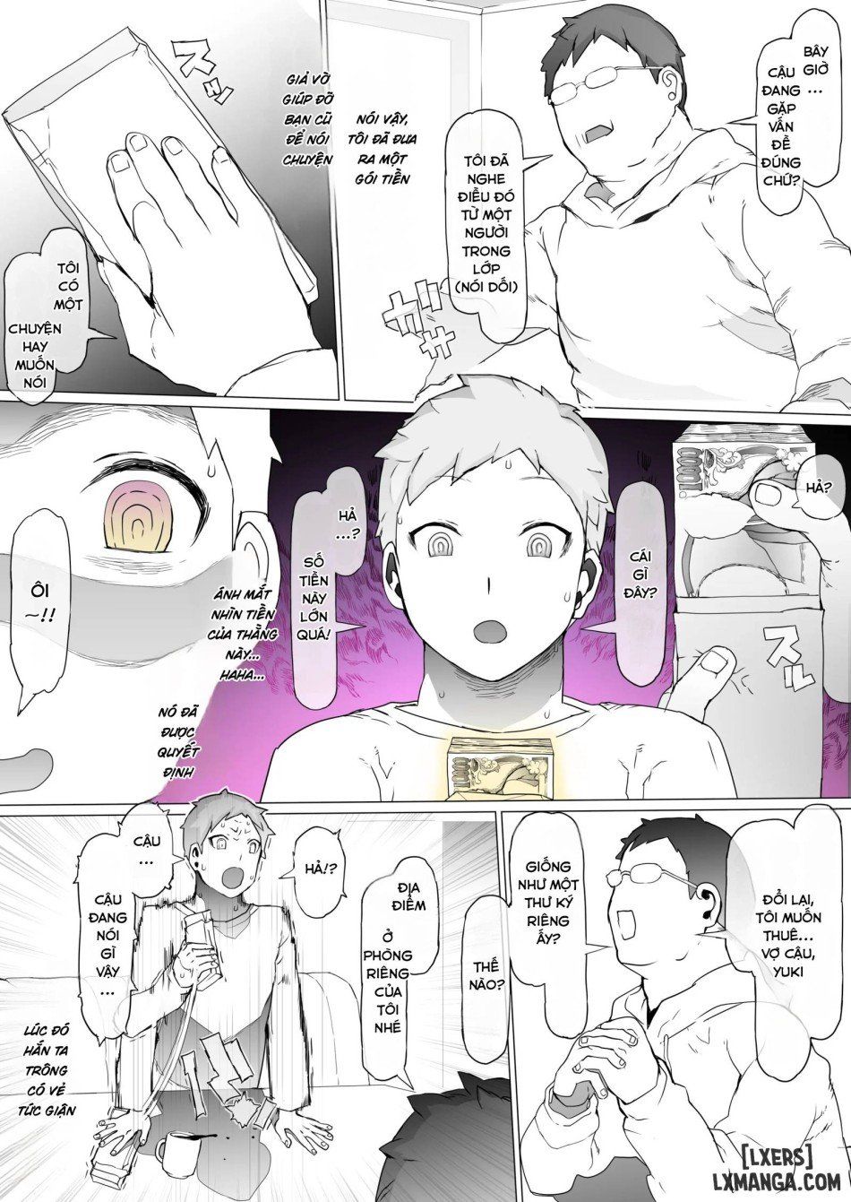 đọc truyện Hinpu No Sa - Kane De Toriageta Taninzuma O Shuu Feti Saiaku Maso Shihai Kyouiku Oneshot ảnh 17 tại Giả Dược