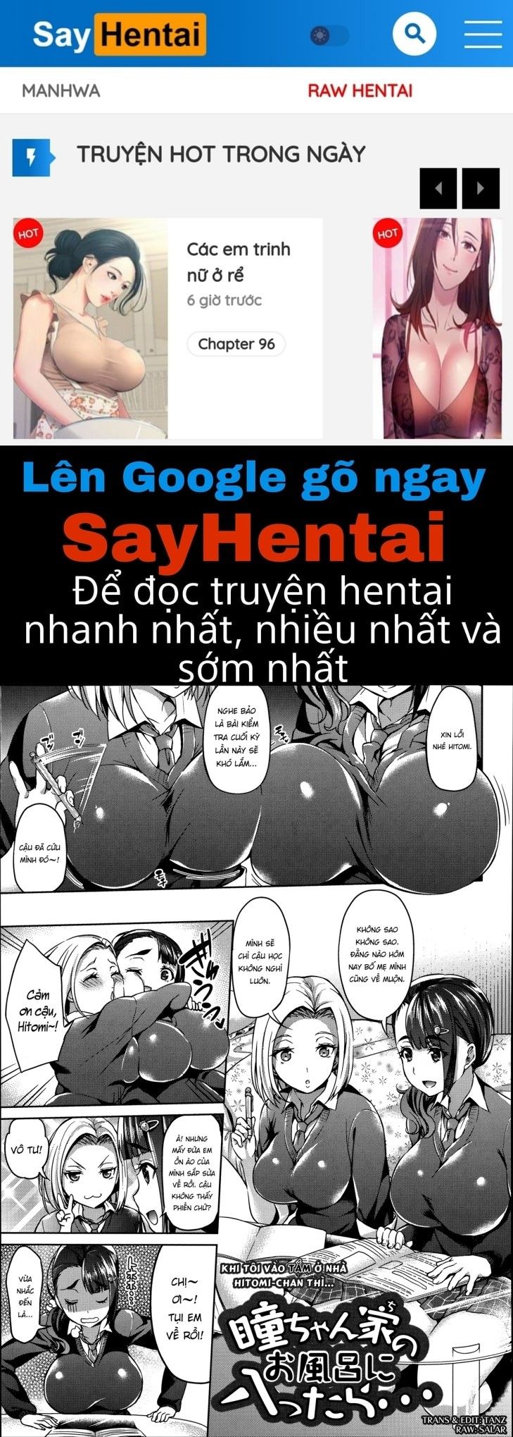 đọc truyện Hitomi-chan-chi No Ofuro Ni Haittara Oneshot ảnh 2 tại Thiên Thai Truyện
