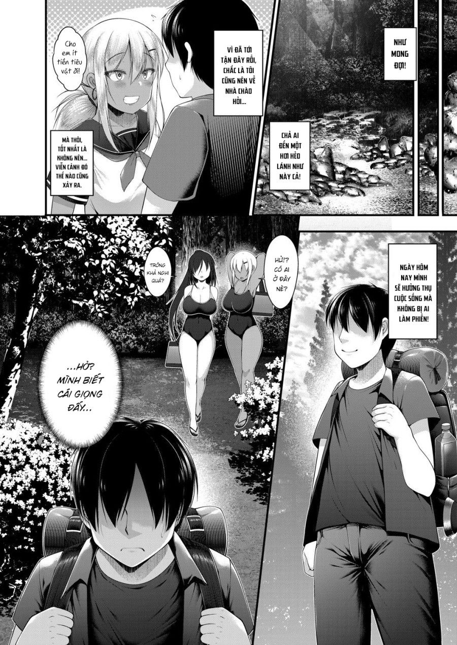 Hitori Camp O Shite Itara Kuro Gal Jk Na Imouto To Imouto No Tomodachi Ga Rannyuu Shite Kita Kekka Zenpen Chương 1 page 5 - Giả Dược
