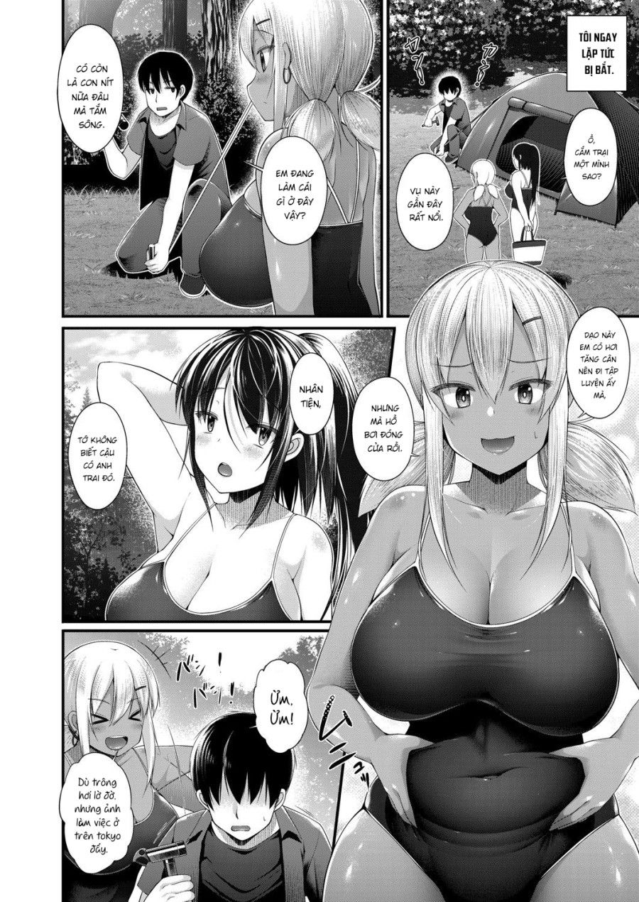 Hitori Camp O Shite Itara Kuro Gal Jk Na Imouto To Imouto No Tomodachi Ga Rannyuu Shite Kita Kekka Zenpen Chương 1 page 7 - Giả Dược