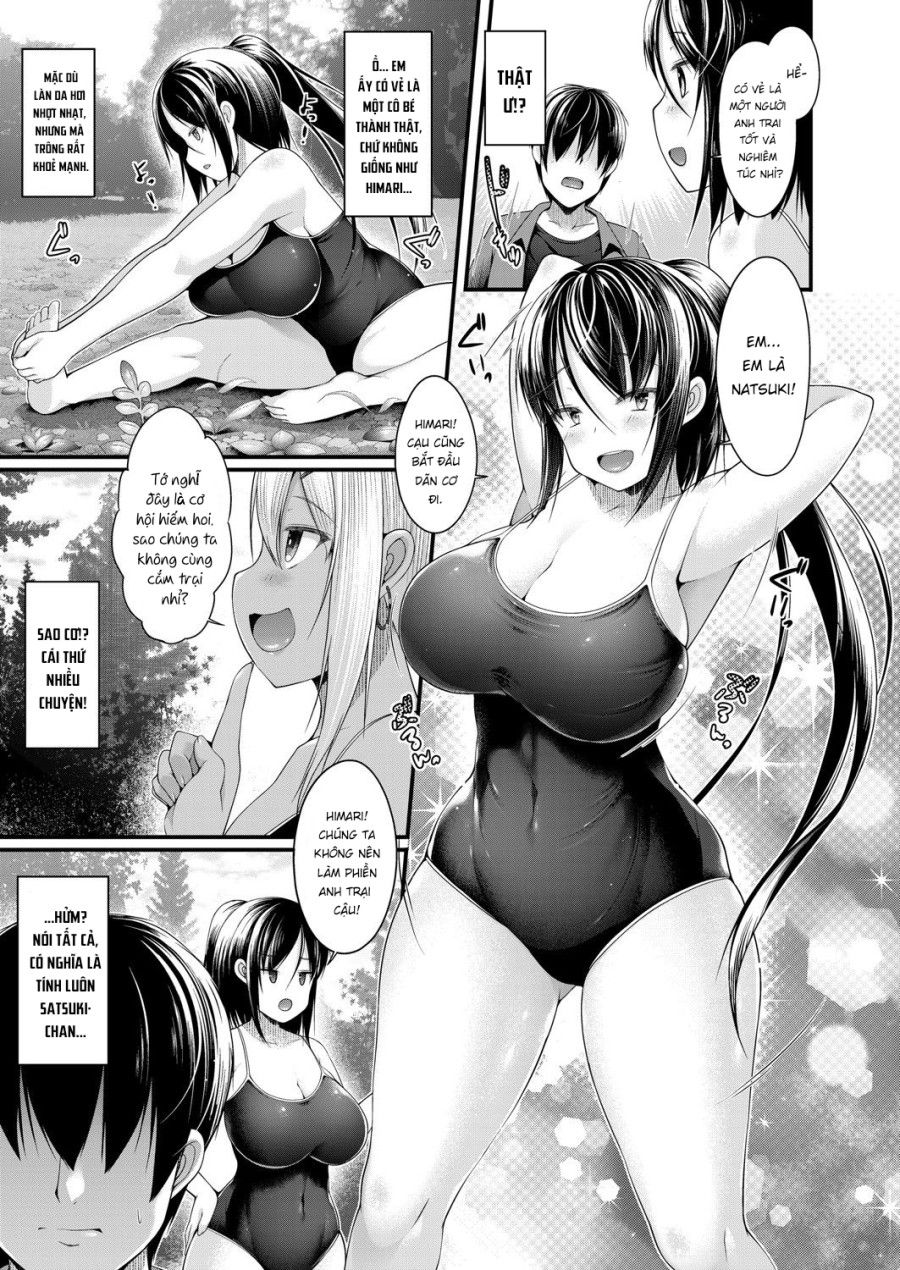 Hitori Camp O Shite Itara Kuro Gal Jk Na Imouto To Imouto No Tomodachi Ga Rannyuu Shite Kita Kekka Zenpen Chương 1 page 8 - Giả Dược