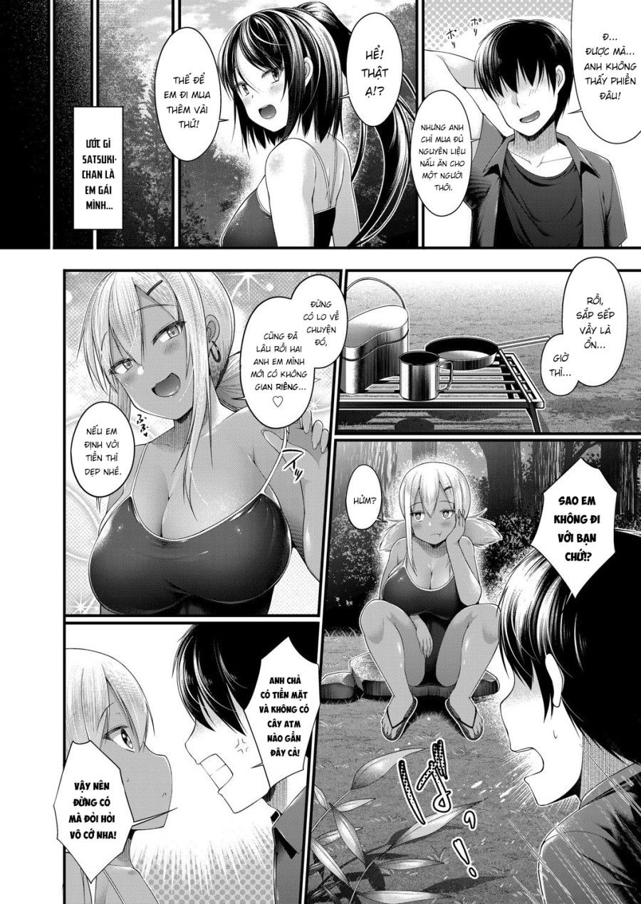 Hitori Camp O Shite Itara Kuro Gal Jk Na Imouto To Imouto No Tomodachi Ga Rannyuu Shite Kita Kekka Zenpen Chương 1 page 9 - Giả Dược