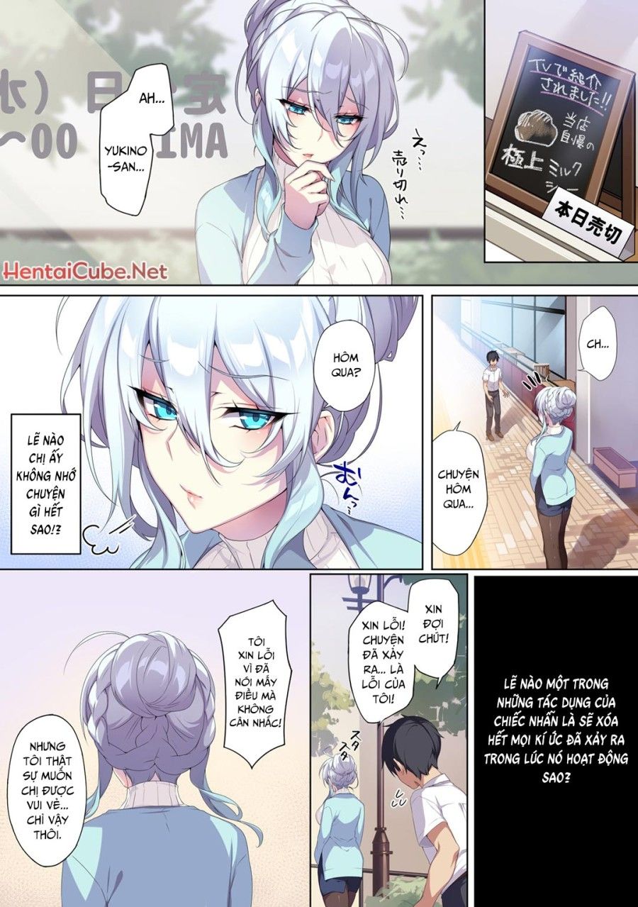 Hitozukiai Ga Nigate Na Miboujin No Yukionna-san To Noroi No Yubiwa Chương 2 page 3 - Giả Dược
