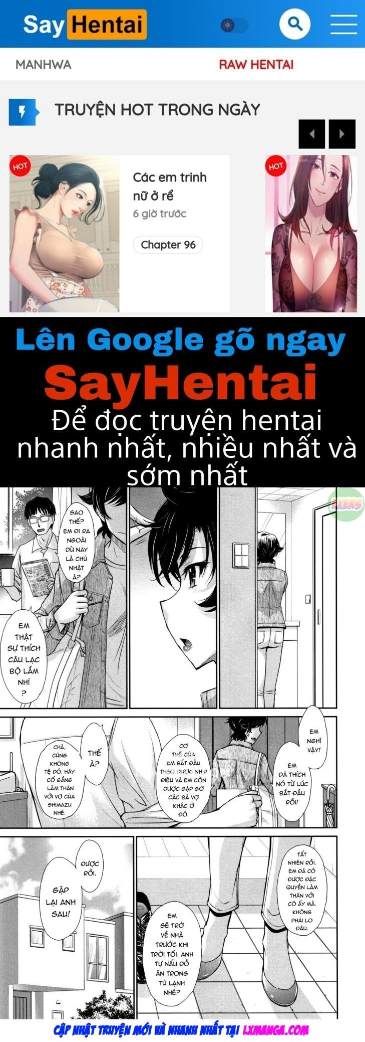 đọc truyện Hitozuma, Mitsu To Niku Chương 3 ảnh 1 tại Truyện Dạ Ký