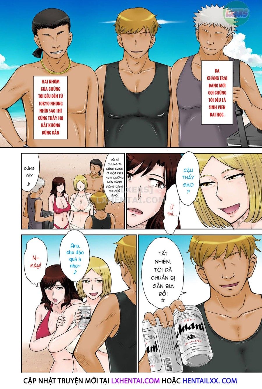 Hitozuma Nanpa! Namahame!! Resort Island Oneshot page 9 - Giả Dược