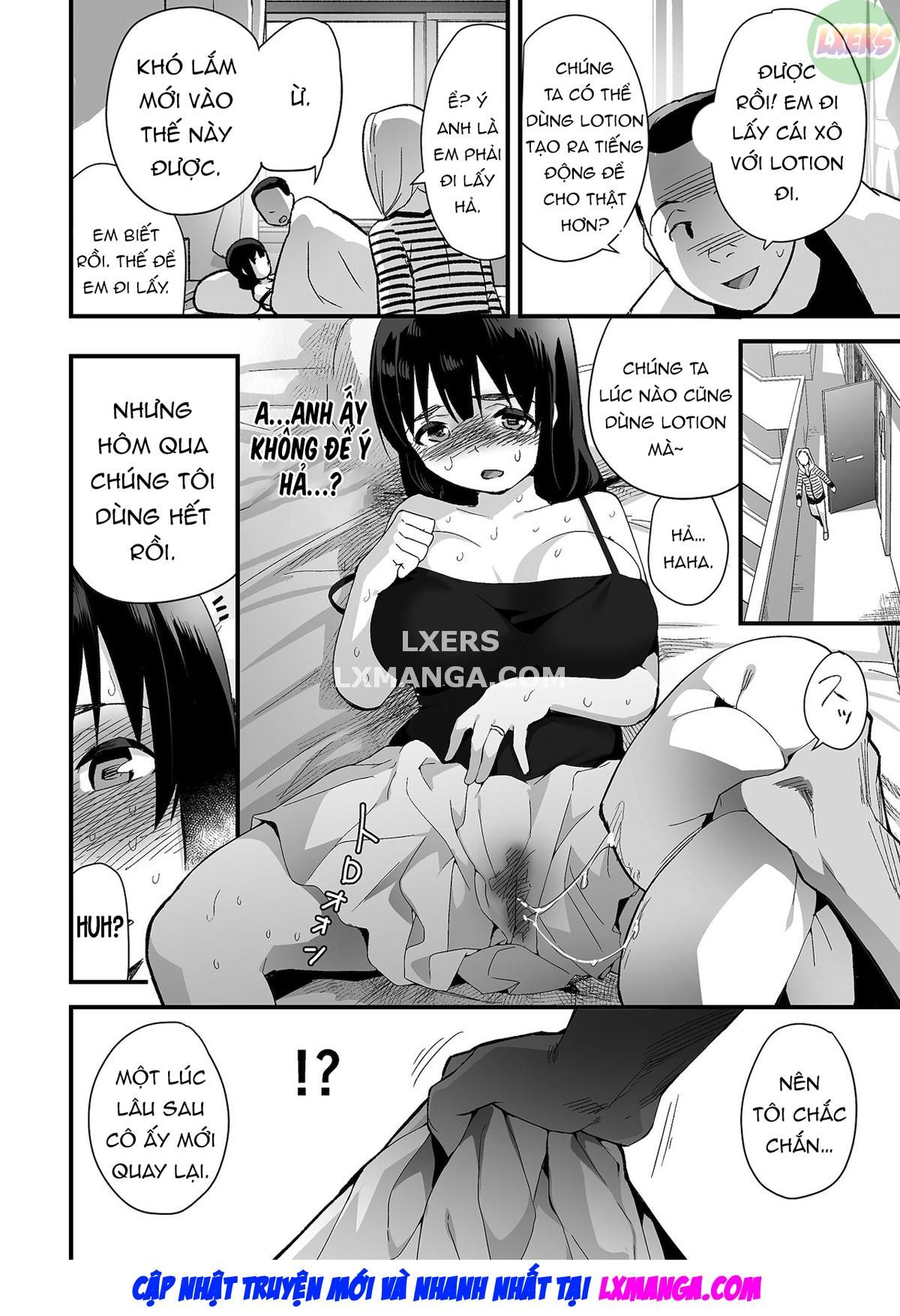 đọc truyện Hitozuma Netori Surprise ~danna No Me No Mae De Chitsunai Shasei Oneshot ảnh 12 tại Thiên Thai Truyện