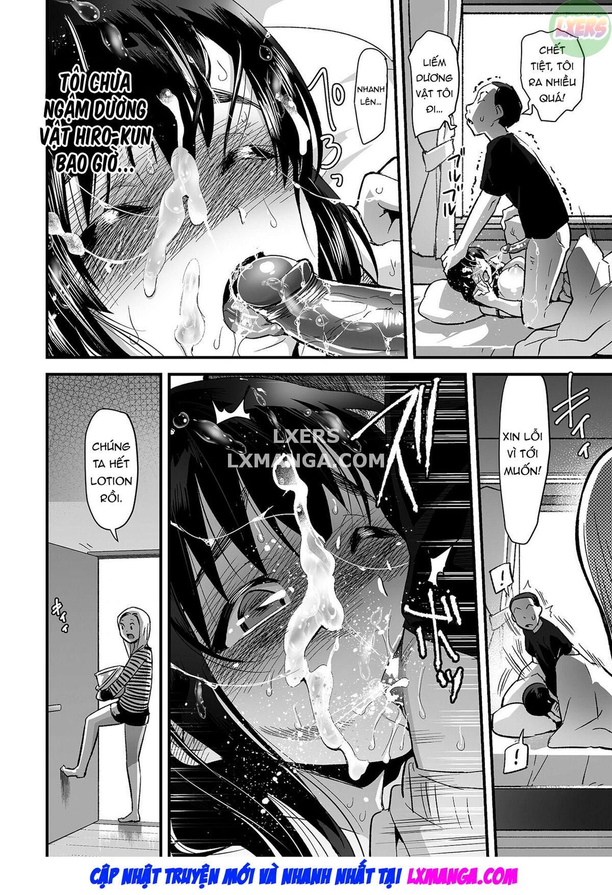 đọc truyện Hitozuma Netori Surprise ~danna No Me No Mae De Chitsunai Shasei Oneshot ảnh 20 tại Thiên Thai Truyện