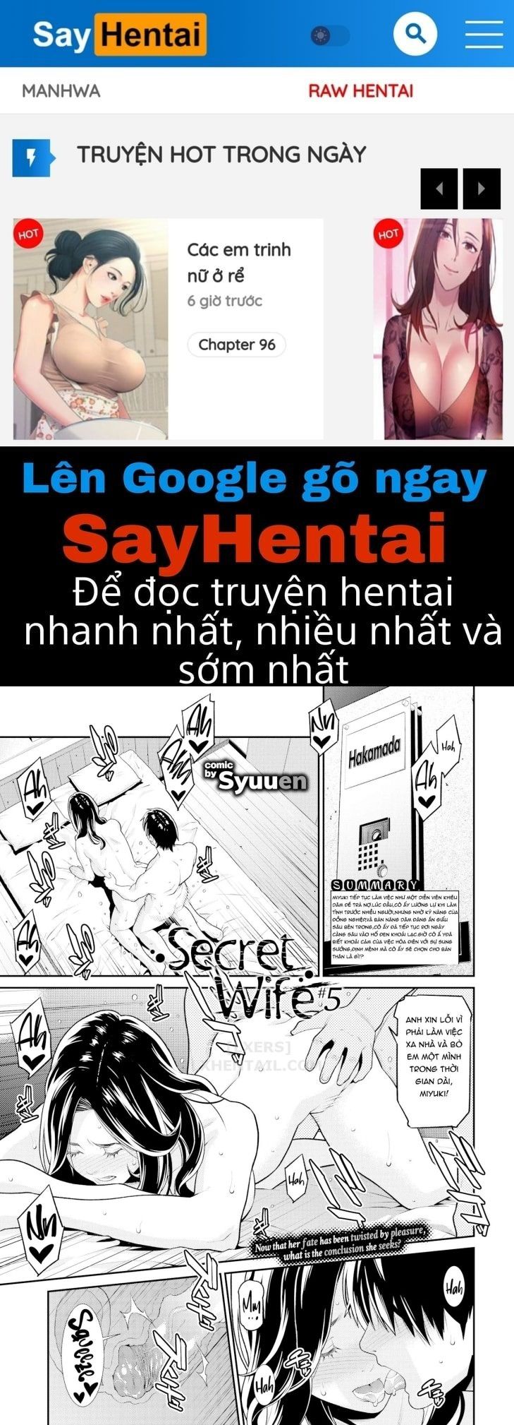 đọc truyện Hitozuma No Himitsu Chương 6 ảnh 1 tại Truyện Dạ Ký