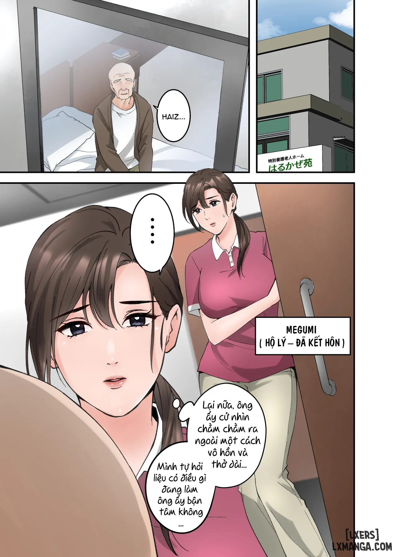 đọc truyện Hitozuma No Kaigoshi Ga Yoboyobo Jii-san Ni Ikasare Makuru Hanashi- Truyện Màu Chương 1 ảnh 2 tại Giả Dược