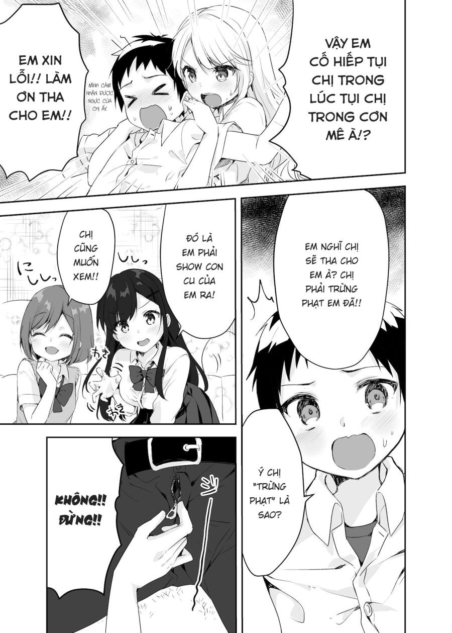 Họ Tỉnh Giấc Khi Tôi Đang Cố Hiếp Chị Gái Và Bạn Của Bà Ấy Trong Khi Họ Đang Ngủ. Oneshot page 11 - Giả Dược