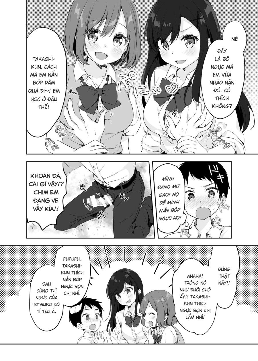 Họ Tỉnh Giấc Khi Tôi Đang Cố Hiếp Chị Gái Và Bạn Của Bà Ấy Trong Khi Họ Đang Ngủ. Oneshot page 14 - Giả Dược