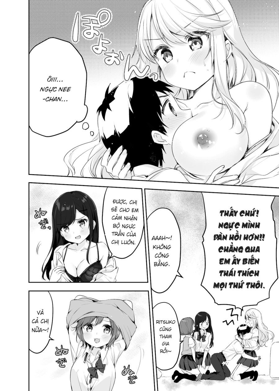 Họ Tỉnh Giấc Khi Tôi Đang Cố Hiếp Chị Gái Và Bạn Của Bà Ấy Trong Khi Họ Đang Ngủ. Oneshot page 16 - Giả Dược