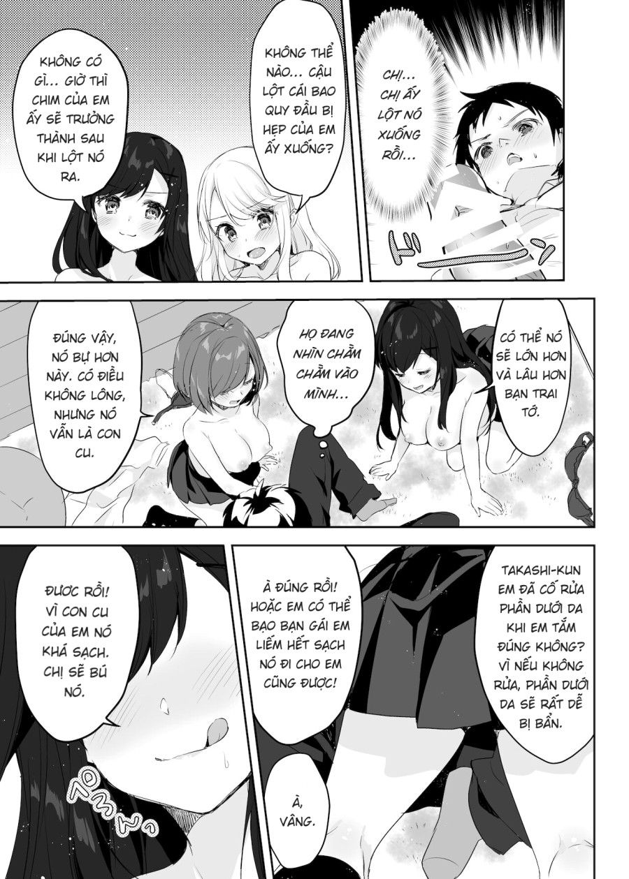 Họ Tỉnh Giấc Khi Tôi Đang Cố Hiếp Chị Gái Và Bạn Của Bà Ấy Trong Khi Họ Đang Ngủ. Oneshot page 19 - Giả Dược