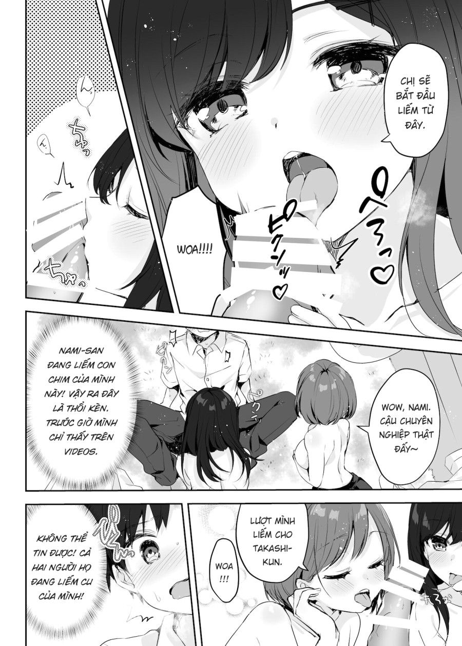 Họ Tỉnh Giấc Khi Tôi Đang Cố Hiếp Chị Gái Và Bạn Của Bà Ấy Trong Khi Họ Đang Ngủ. Oneshot page 20 - Giả Dược