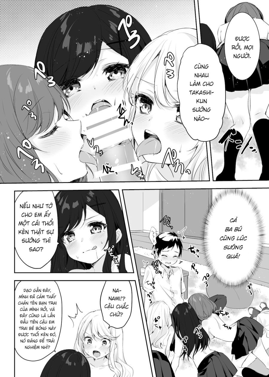 Họ Tỉnh Giấc Khi Tôi Đang Cố Hiếp Chị Gái Và Bạn Của Bà Ấy Trong Khi Họ Đang Ngủ. Oneshot page 22 - Giả Dược