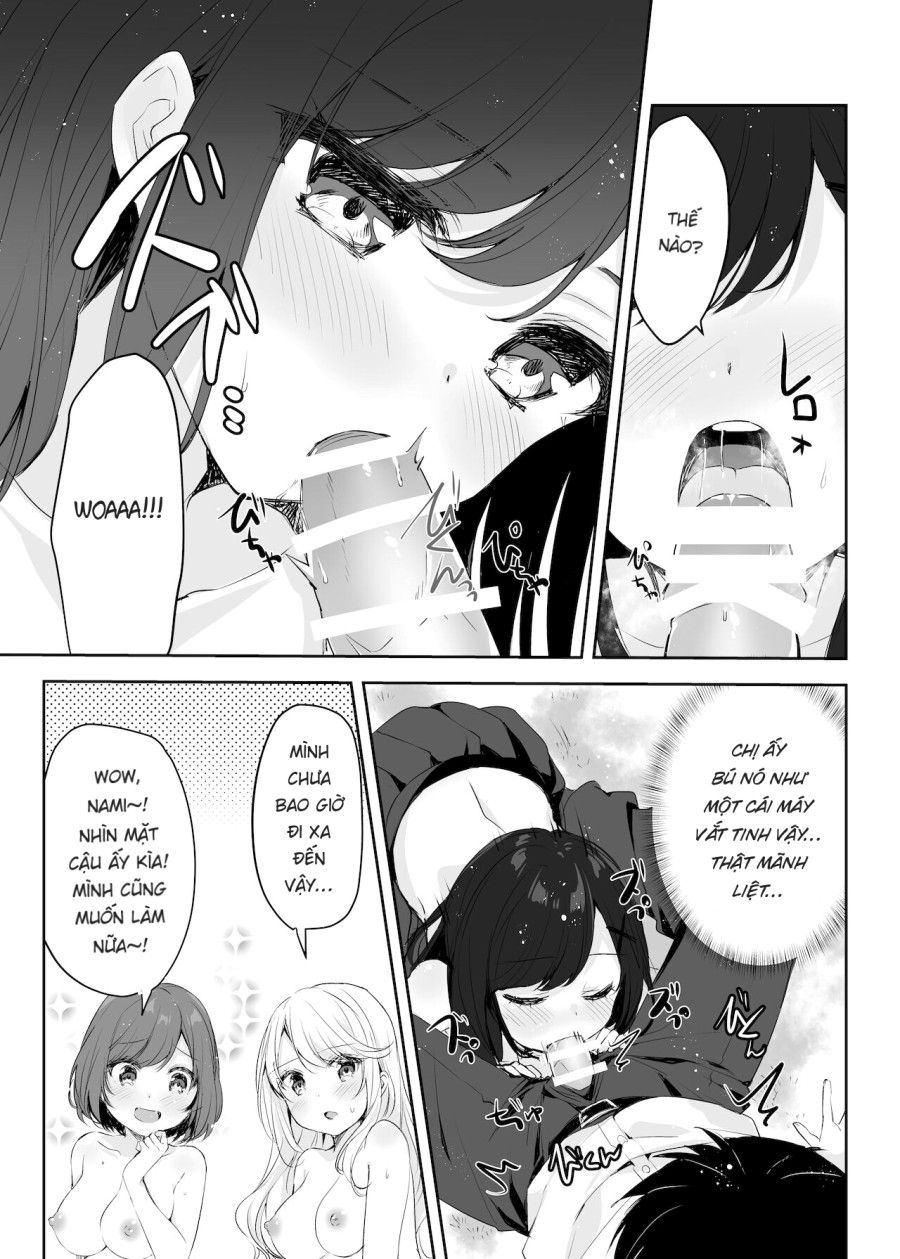Họ Tỉnh Giấc Khi Tôi Đang Cố Hiếp Chị Gái Và Bạn Của Bà Ấy Trong Khi Họ Đang Ngủ. Oneshot page 23 - Giả Dược