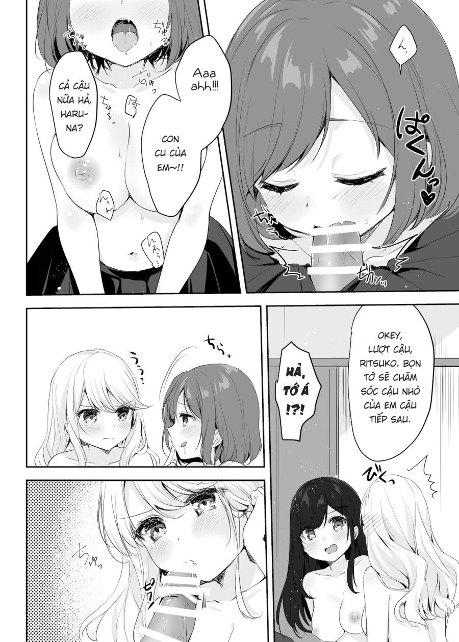 Họ Tỉnh Giấc Khi Tôi Đang Cố Hiếp Chị Gái Và Bạn Của Bà Ấy Trong Khi Họ Đang Ngủ. Oneshot page 24 - Giả Dược