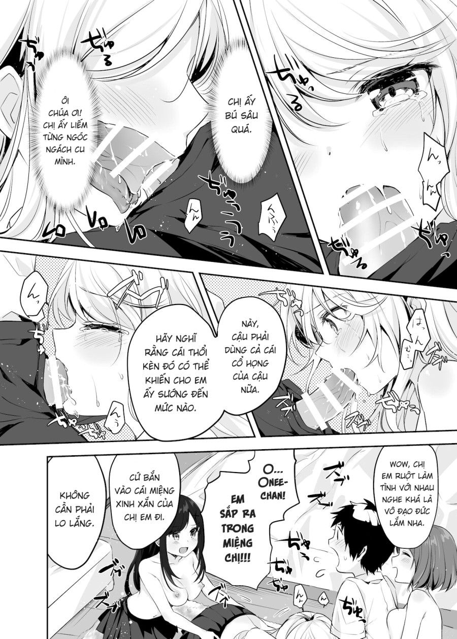 Họ Tỉnh Giấc Khi Tôi Đang Cố Hiếp Chị Gái Và Bạn Của Bà Ấy Trong Khi Họ Đang Ngủ. Oneshot page 26 - Giả Dược