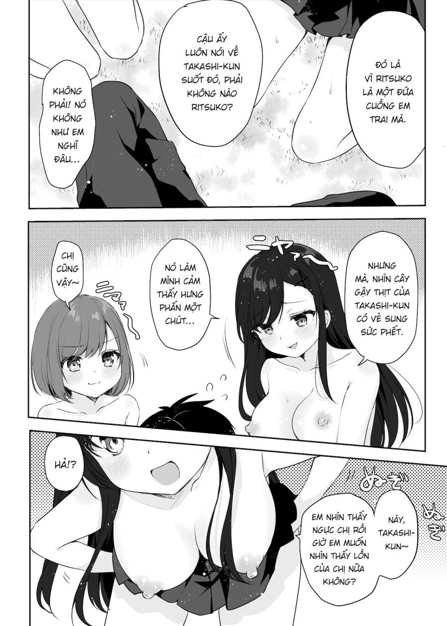 Họ Tỉnh Giấc Khi Tôi Đang Cố Hiếp Chị Gái Và Bạn Của Bà Ấy Trong Khi Họ Đang Ngủ. Oneshot page 28 - Giả Dược