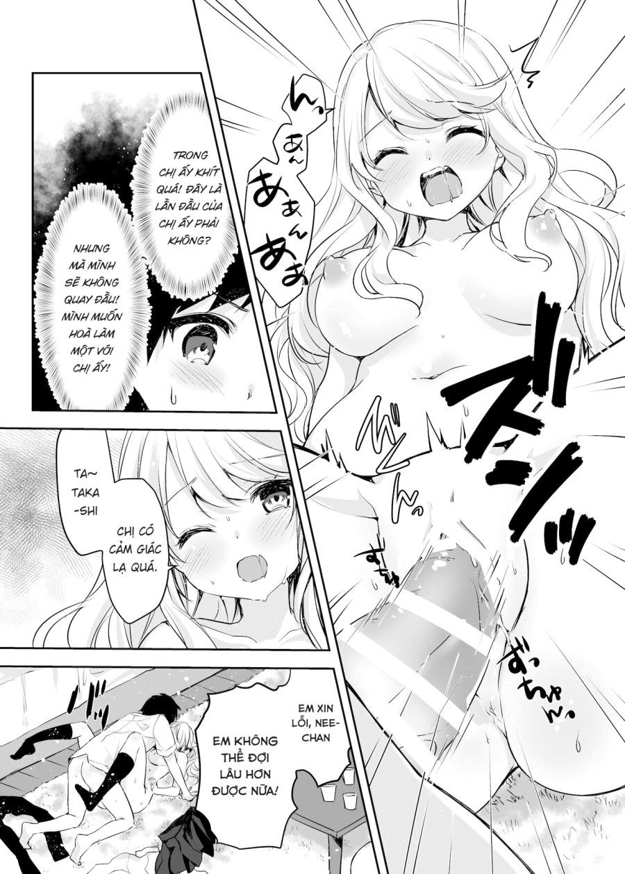 Họ Tỉnh Giấc Khi Tôi Đang Cố Hiếp Chị Gái Và Bạn Của Bà Ấy Trong Khi Họ Đang Ngủ. Oneshot page 33 - Giả Dược