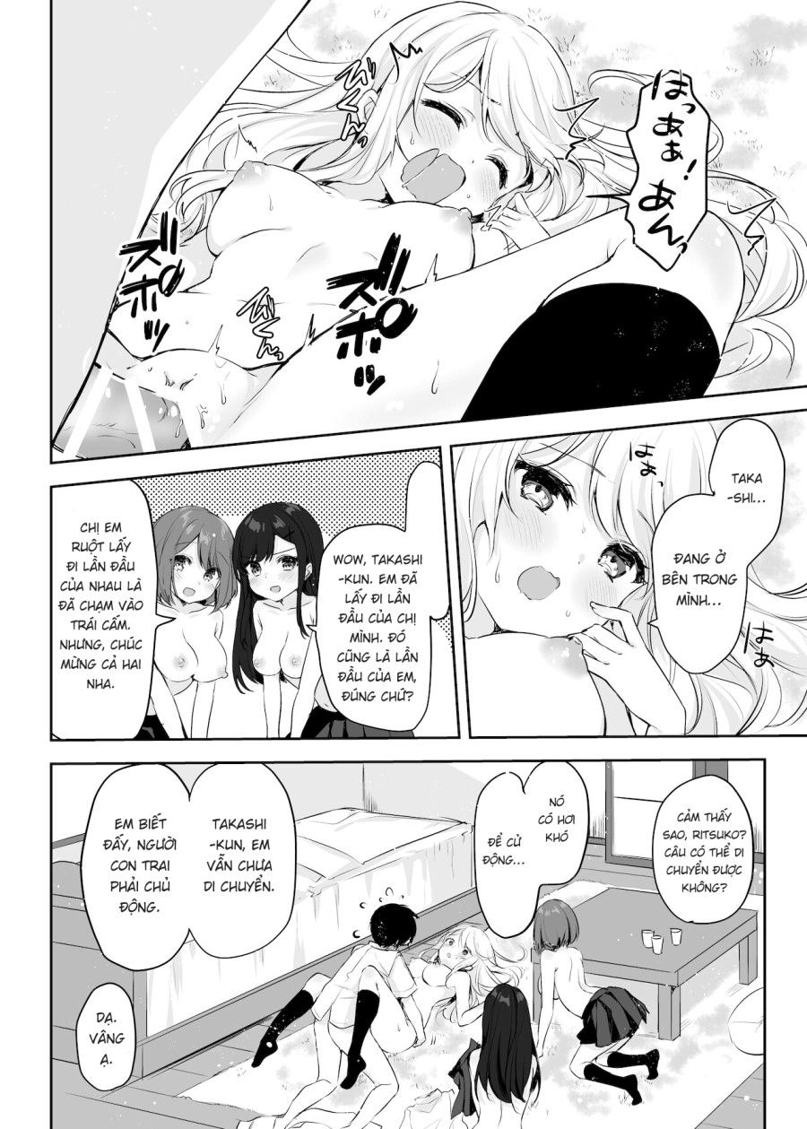 Họ Tỉnh Giấc Khi Tôi Đang Cố Hiếp Chị Gái Và Bạn Của Bà Ấy Trong Khi Họ Đang Ngủ. Oneshot page 34 - Giả Dược