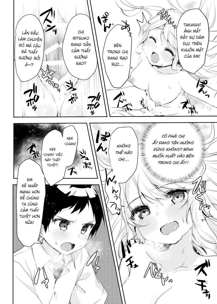 Họ Tỉnh Giấc Khi Tôi Đang Cố Hiếp Chị Gái Và Bạn Của Bà Ấy Trong Khi Họ Đang Ngủ. Oneshot page 36 - Giả Dược