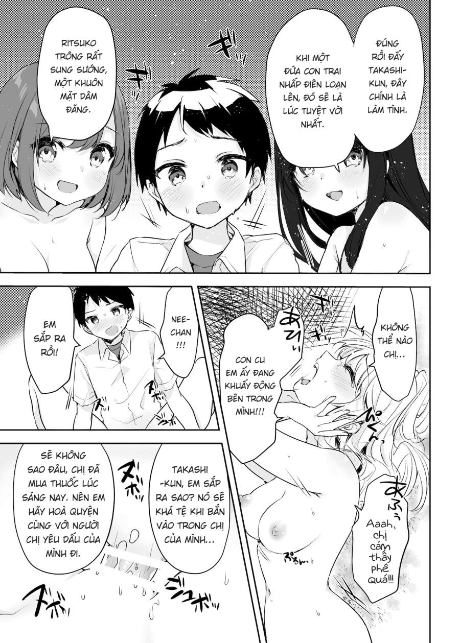 Họ Tỉnh Giấc Khi Tôi Đang Cố Hiếp Chị Gái Và Bạn Của Bà Ấy Trong Khi Họ Đang Ngủ. Oneshot page 37 - Giả Dược