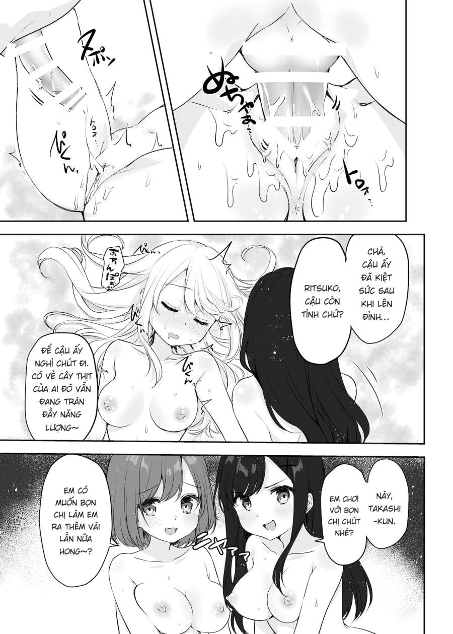 Họ Tỉnh Giấc Khi Tôi Đang Cố Hiếp Chị Gái Và Bạn Của Bà Ấy Trong Khi Họ Đang Ngủ. Oneshot page 39 - Giả Dược