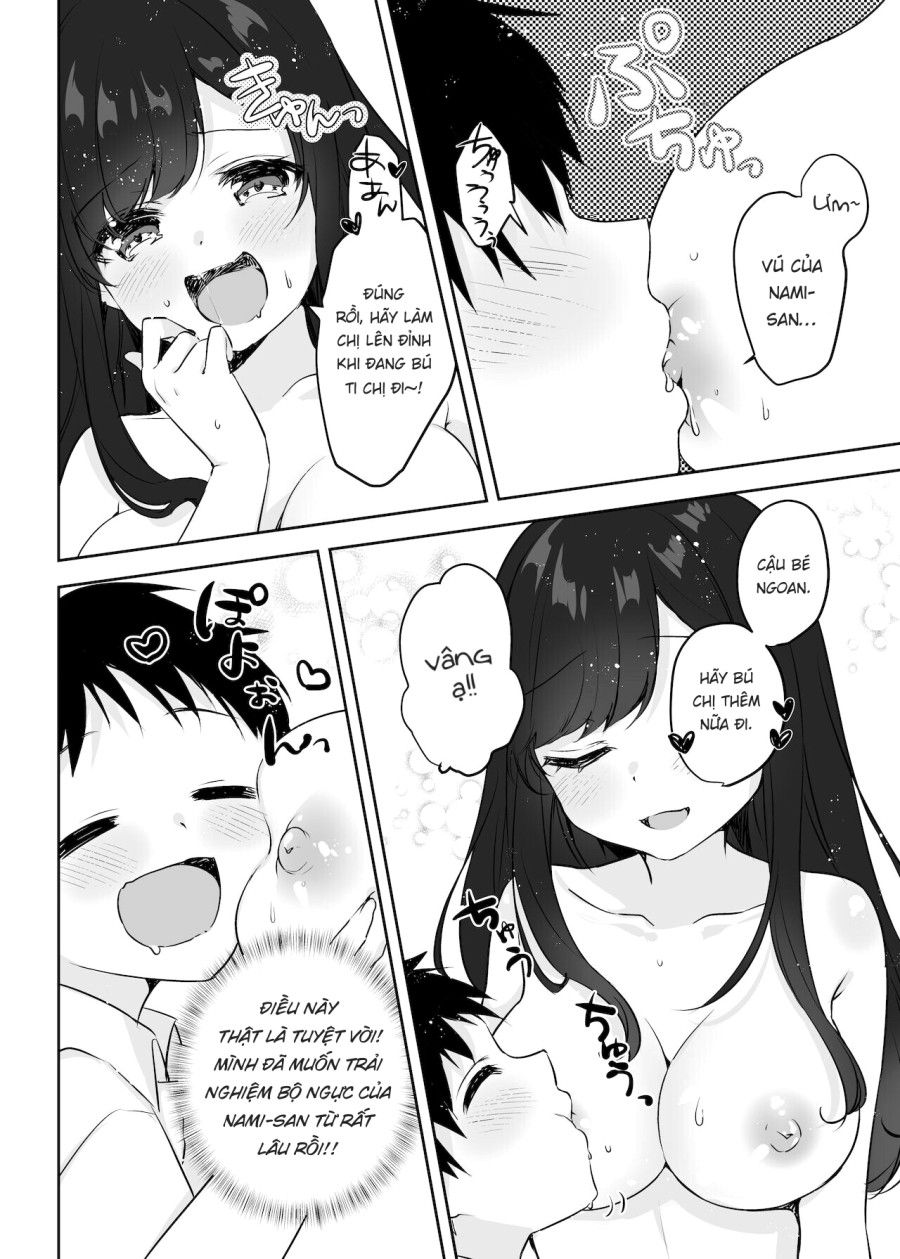 Họ Tỉnh Giấc Khi Tôi Đang Cố Hiếp Chị Gái Và Bạn Của Bà Ấy Trong Khi Họ Đang Ngủ. Oneshot page 42 - Giả Dược