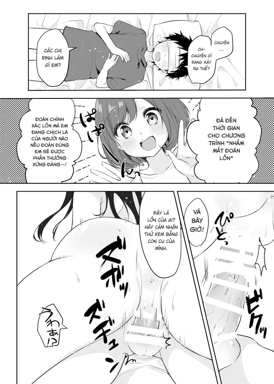 Họ Tỉnh Giấc Khi Tôi Đang Cố Hiếp Chị Gái Và Bạn Của Bà Ấy Trong Khi Họ Đang Ngủ. Oneshot page 50 - Giả Dược