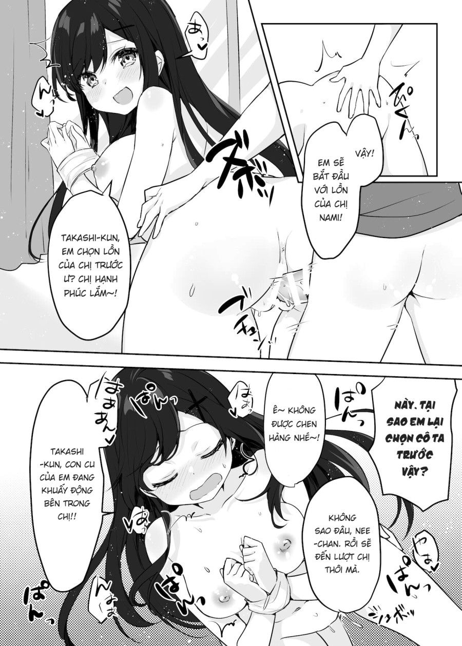Họ Tỉnh Giấc Khi Tôi Đang Cố Hiếp Chị Gái Và Bạn Của Bà Ấy Trong Khi Họ Đang Ngủ. Oneshot page 54 - Giả Dược
