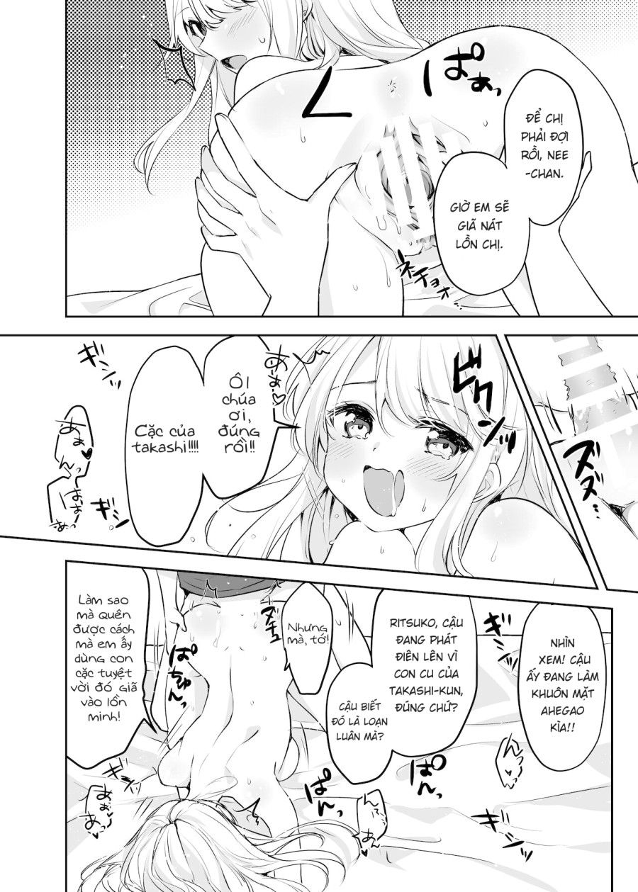 Họ Tỉnh Giấc Khi Tôi Đang Cố Hiếp Chị Gái Và Bạn Của Bà Ấy Trong Khi Họ Đang Ngủ. Oneshot page 56 - Giả Dược