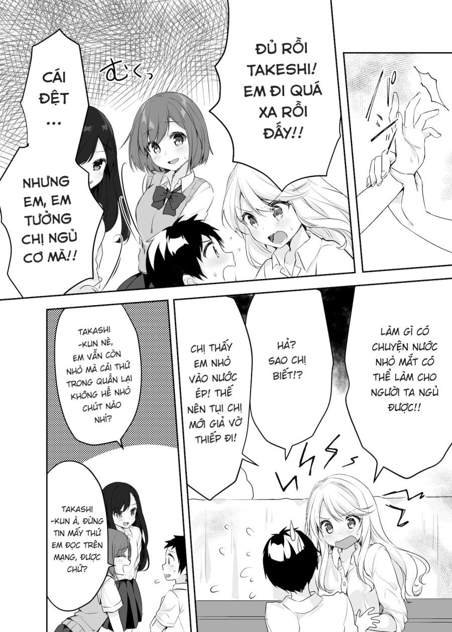 Họ Tỉnh Giấc Khi Tôi Đang Cố Hiếp Chị Gái Và Bạn Của Bà Ấy Trong Khi Họ Đang Ngủ. Oneshot page 10 - Giả Dược