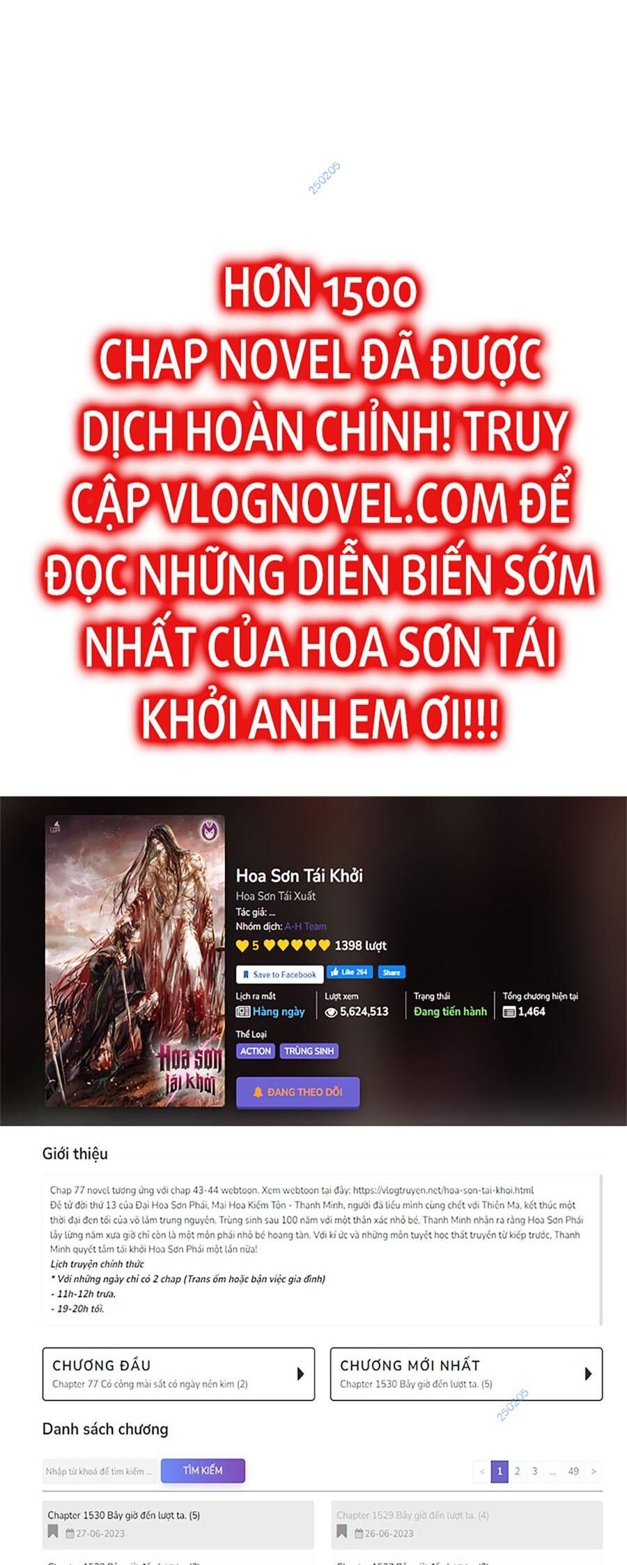 đọc truyện Hoa Sơn Tái Khởi Chương 106 ảnh 100 tại Giả Dược