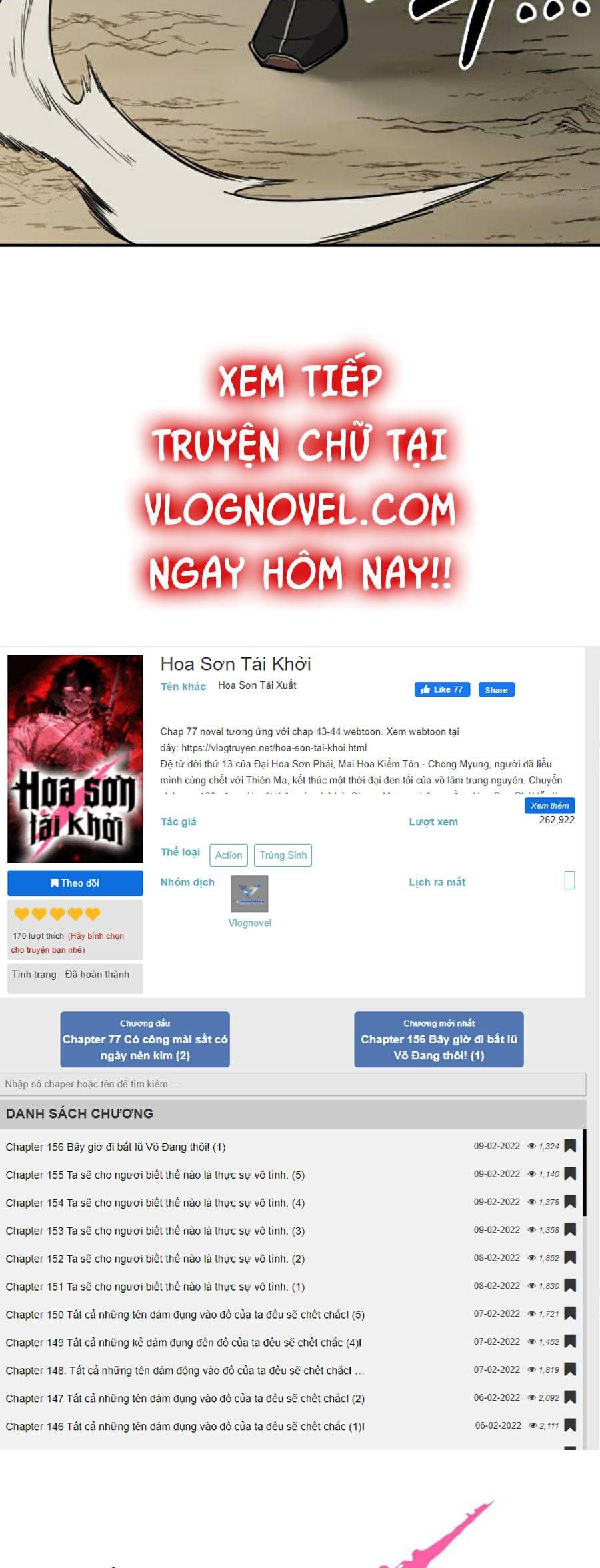 đọc truyện Hoa Sơn Tái Khởi Chương 51 ảnh 119 tại Truyện Dạ Ký