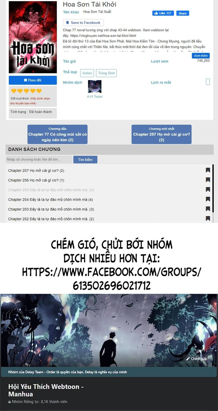 đọc truyện Hoa Sơn Tái Khởi Chương 55 ảnh 106 tại Giả Dược