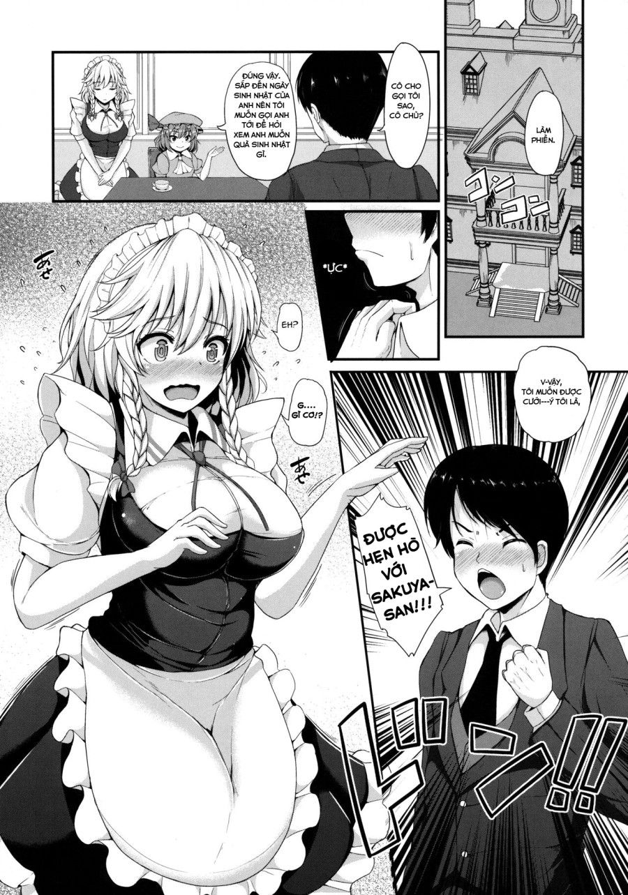 Hoàn Cảnh Bí Mật Của Izayoi Sakuya Oneshot page 2 - Giả Dược