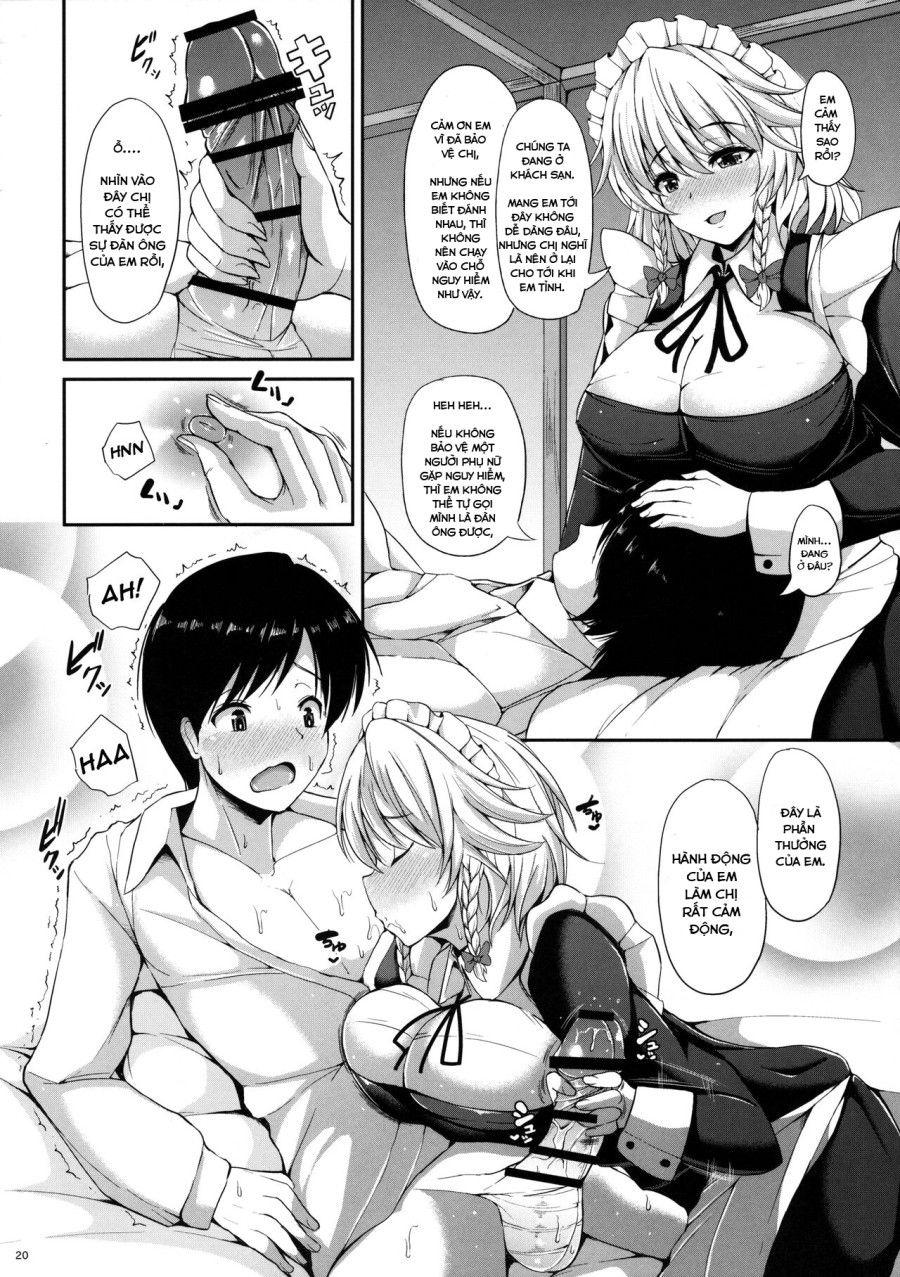 Hoàn Cảnh Bí Mật Của Izayoi Sakuya Oneshot page 18 - Giả Dược
