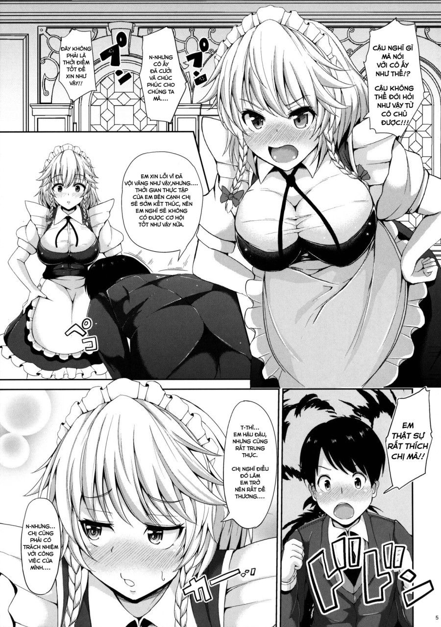 Hoàn Cảnh Bí Mật Của Izayoi Sakuya Oneshot page 3 - Giả Dược
