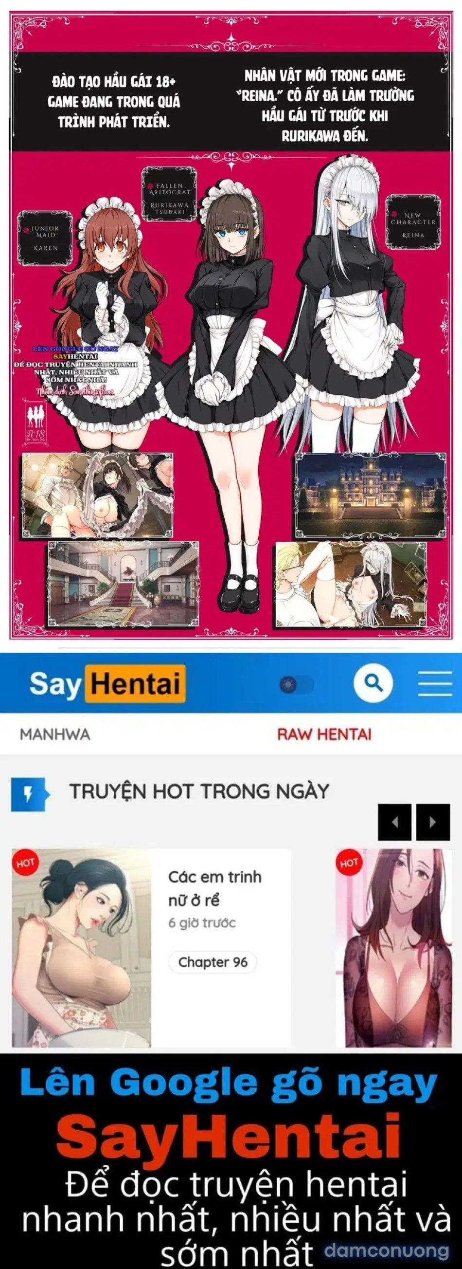 đọc truyện Học Viện Hầu Gái - Quý Tộc Sa Ngã Rurikawa Tsubaki Chương 2 ảnh 16 tại Thiên Thai Truyện