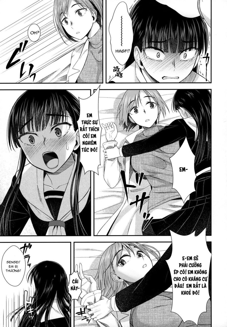 Hokenshitsu Nite Seitsuu Girl Oneshot page 13 - Giả Dược