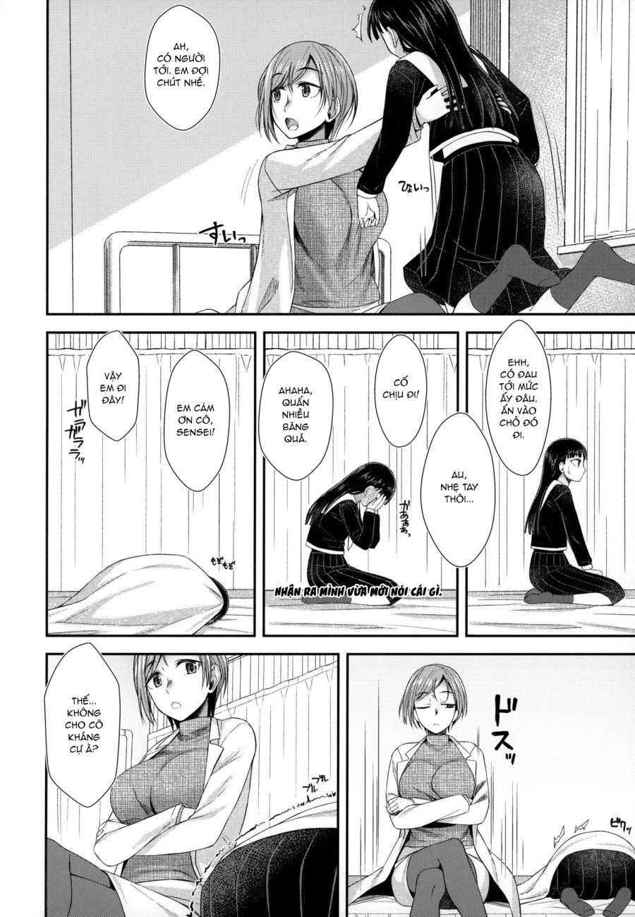 Hokenshitsu Nite Seitsuu Girl Oneshot page 14 - Giả Dược