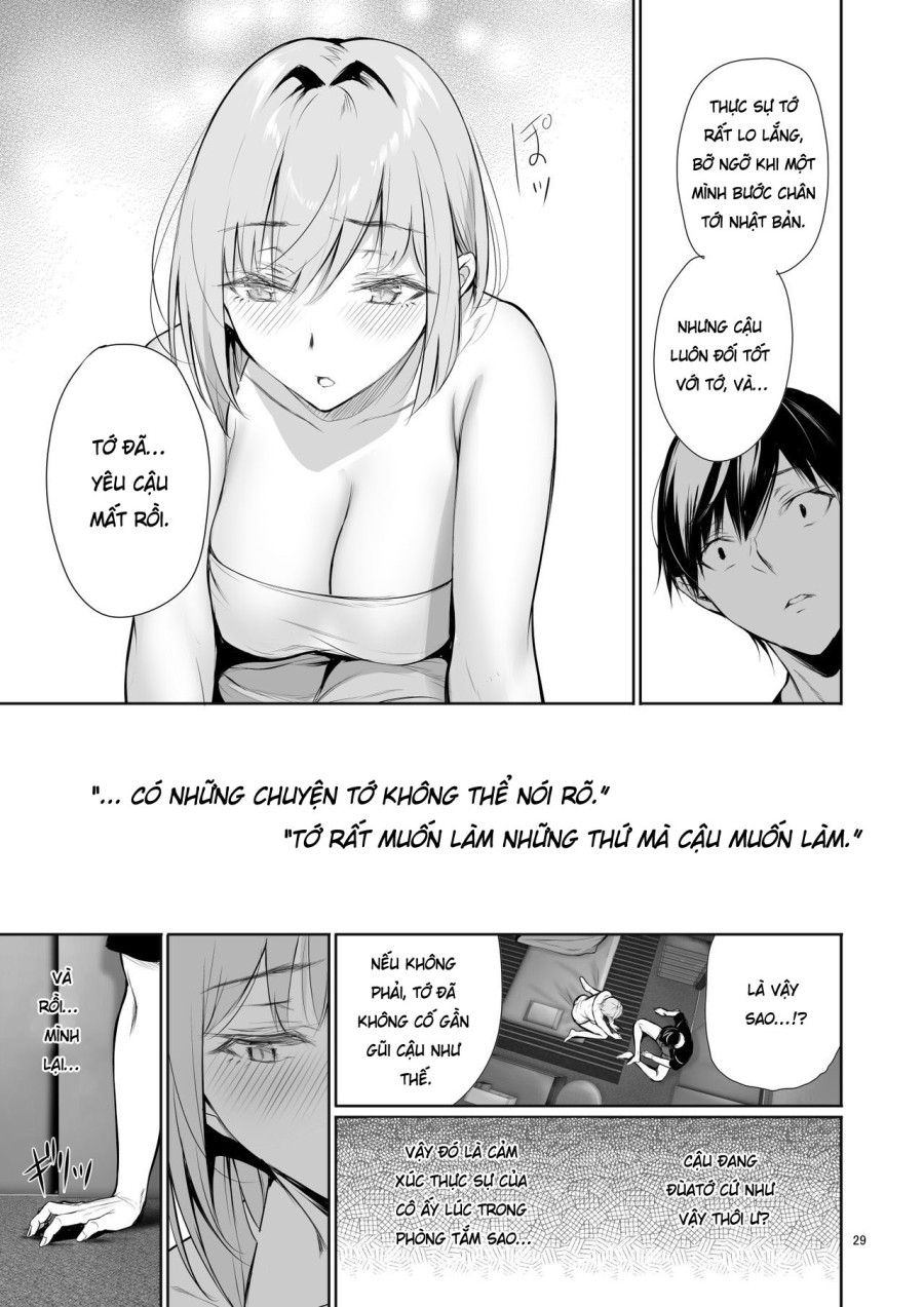 Homestay-chu No Doitsu Musume Ga Issho Ni Furo Ni Haitte Kuru Wake Oneshot page 30 - Giả Dược