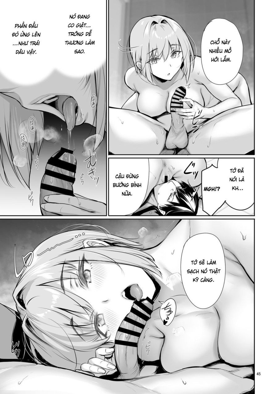 Homestay-chu No Doitsu Musume Ga Issho Ni Furo Ni Haitte Kuru Wake Oneshot page 46 - Giả Dược