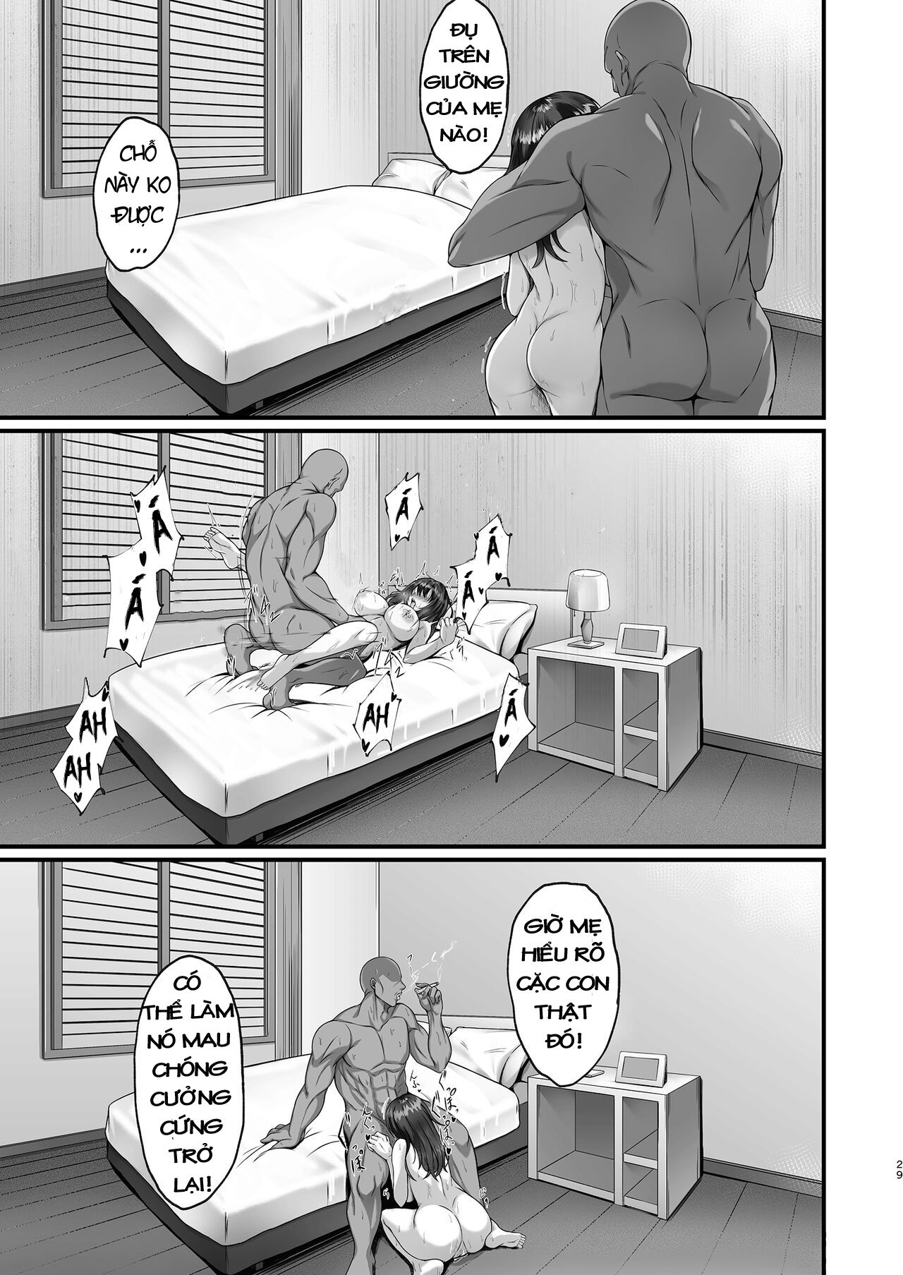 đọc truyện Homestay Saki No Mama-san Ga Boku No Dekamara De Ikimakutta Hanashi Oneshot ảnh 29 tại Giả Dược